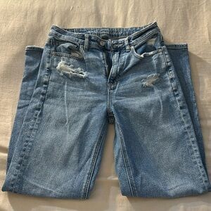 American eagle mom straight jeans